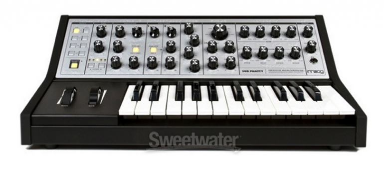 Moog Sub Phatty (Braille Overlay)