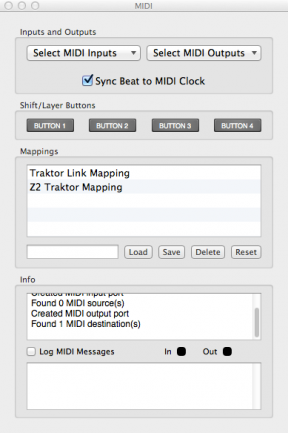 Preferencias MIDI de MixEmergency