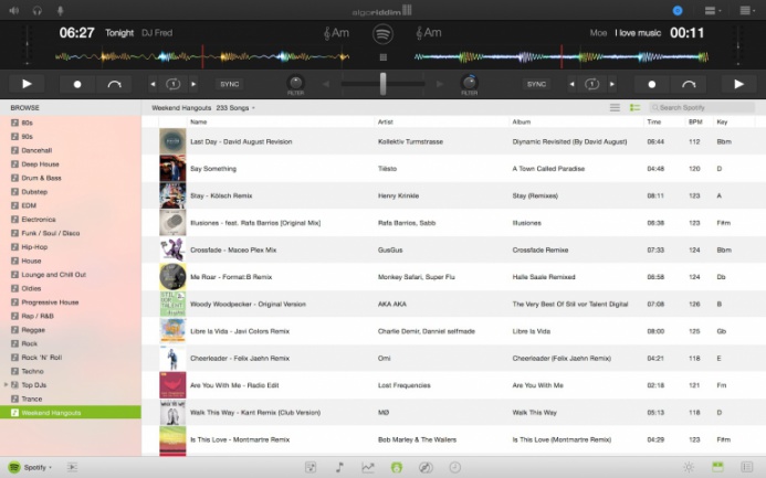 Djay Pro con Spotify