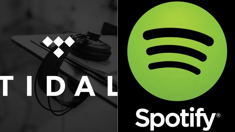 Tidal y Spotify