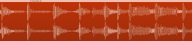 Fragmento de audio con una gran micro-dinámica al
