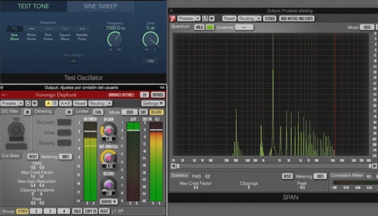 La utilización de sobre-muestreo reduce la distorsión presente ofreciendo un sonido más nítido.