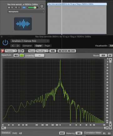 Los resultados son más limpios a 192KHz.