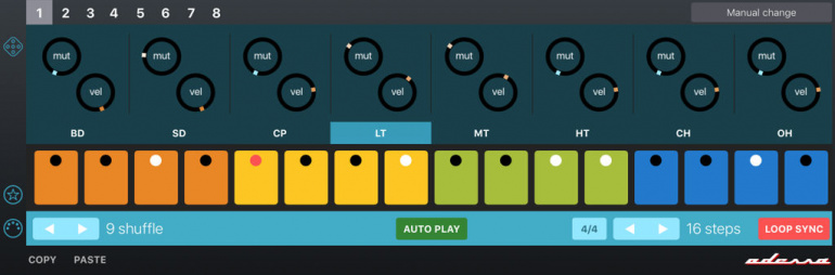 XOX (secuenciador tipo TR)