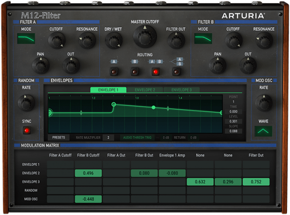 Arturia M12-Filter
