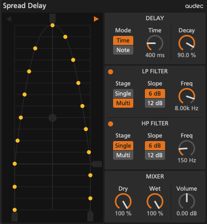 Spread Delay de Audec