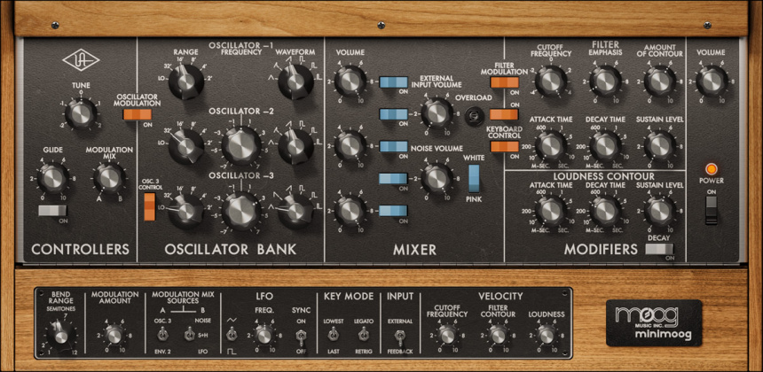 Universal Audio Minimoog