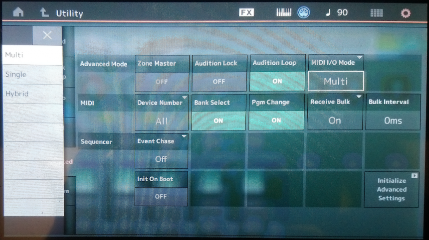 MODX/Montage modos multi/single/hybrid