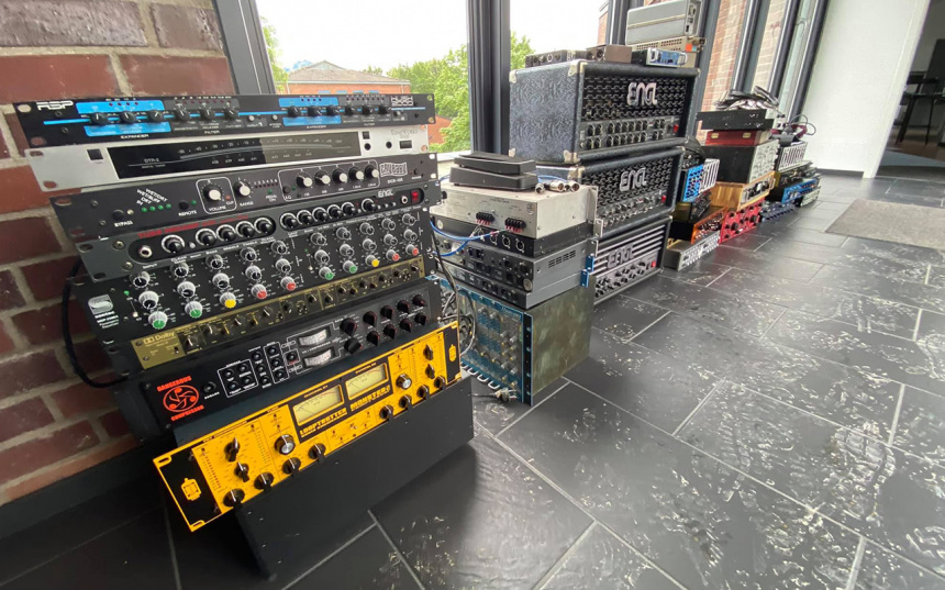 Parte del hardware del estudio