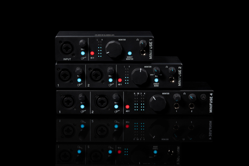 Arturia MiniFuse negras