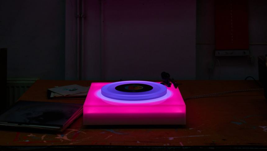 Turntable de Brian Eno en la Paul Stopler Gallery