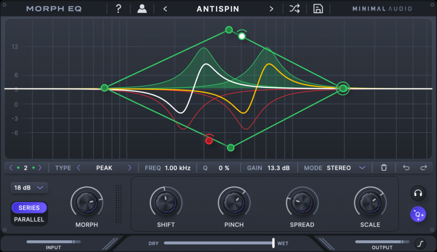 Minimal Audio Morph EQ