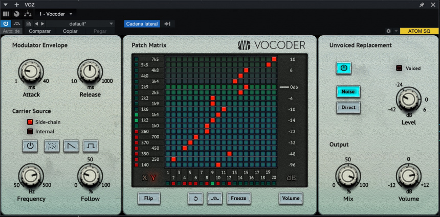 Vocoder de Studio One 6