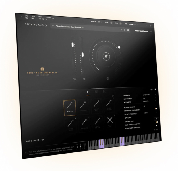 Spitfire Audio Abbey Road Orchestra Low Percussion