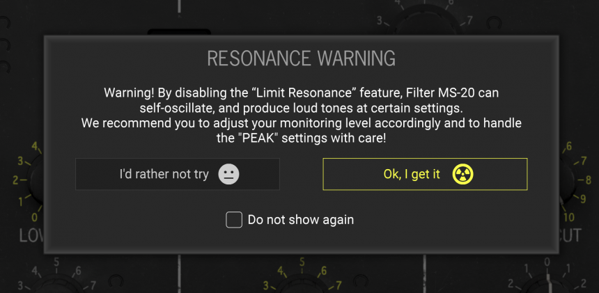 Arturia MS-20 Filter