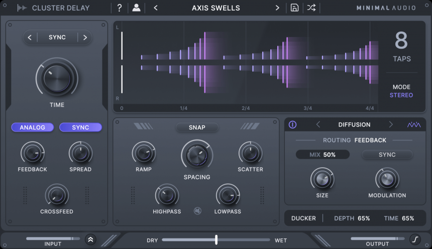 Minimal Audio Cluster Delay