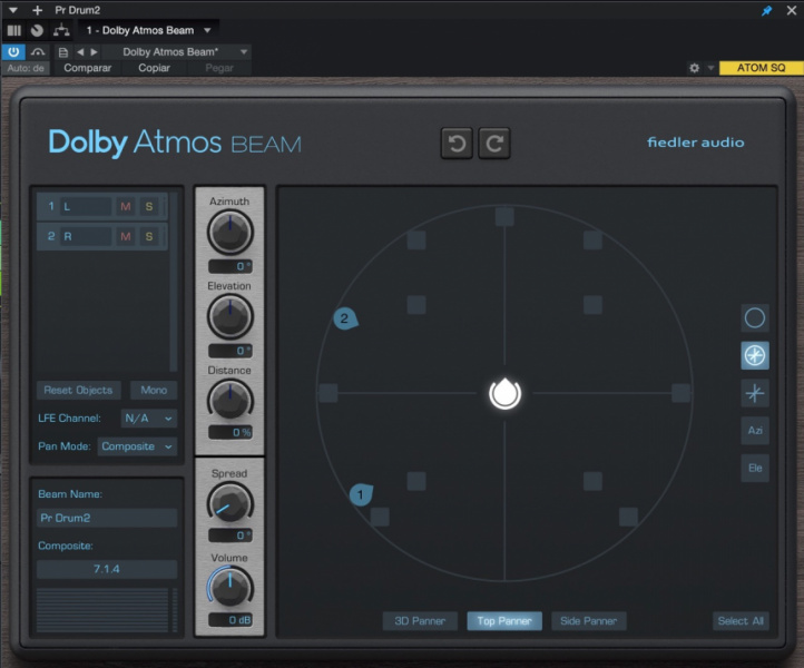 Dolby Atmos Composer Beam 2