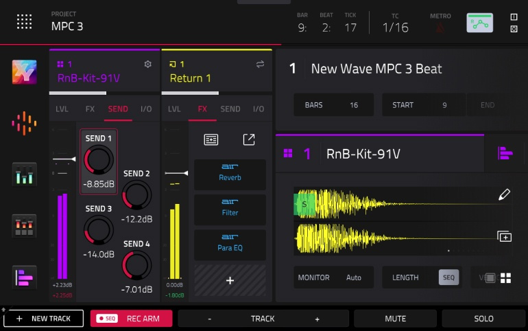 Akai MPC3 Beta Channel Strip XL