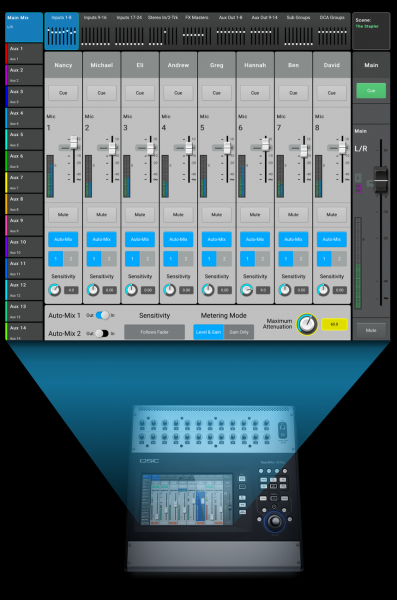 Auto Mixer QSC TouchMix-30 Pro
