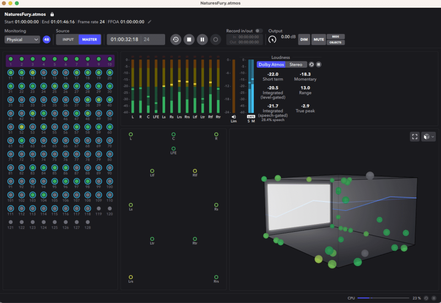 Dolby Atmos renderer