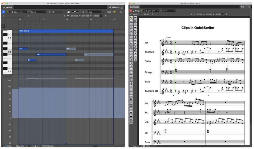 MOTU Digital Performer MIDI