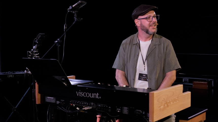 Álvaro Gandul y el órgano Hammond