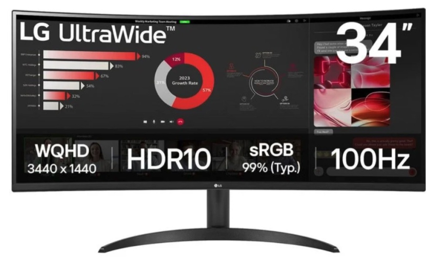 LG 34WR50QK-B 34