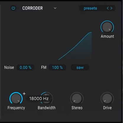 Arturia Pigments 7, Corroder