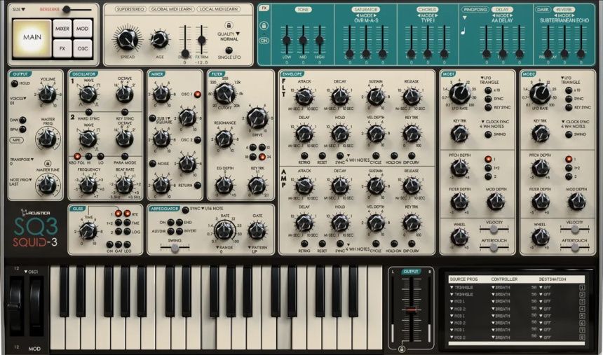 Acustica Audio Squid-3