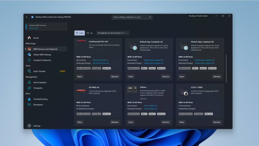 Windows 11 MIDI