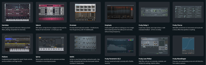 FL Studio Instrumentos y Efectos