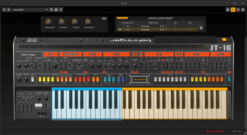 Behringer JT-16 VST