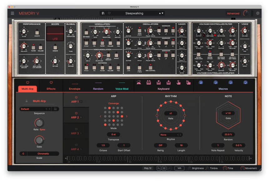 Arturia Memory V (arp)