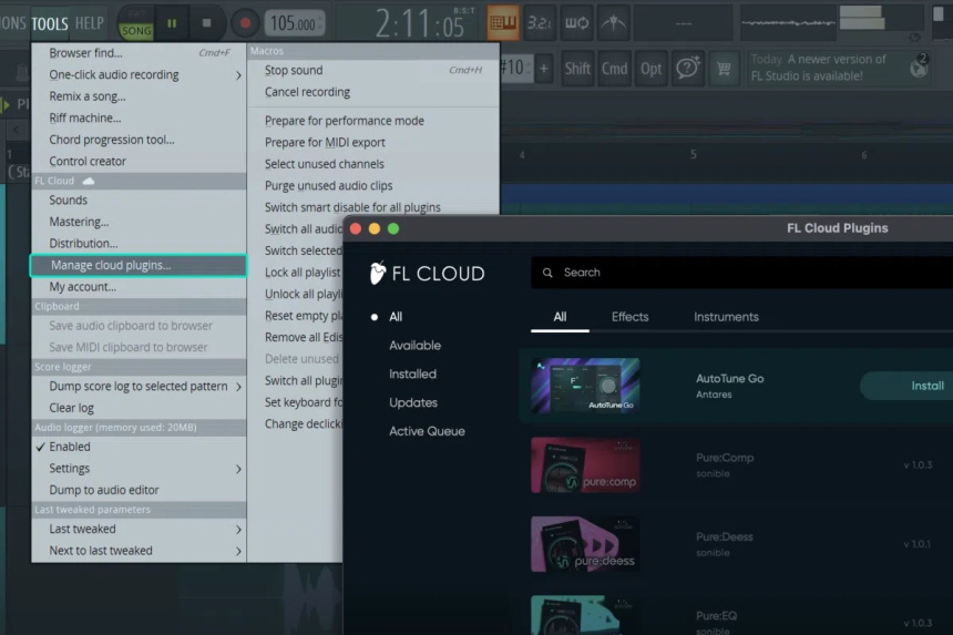 AutoTune Go para FL Cloud
