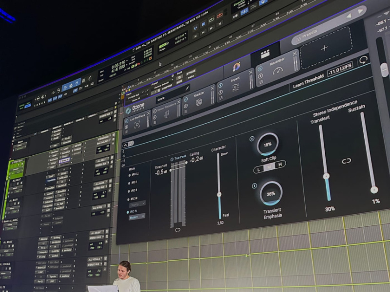 Sesión de mastering en Node 2025