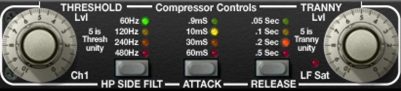 Interfaz del plugin UAD Empirical Labs FATSO Sr