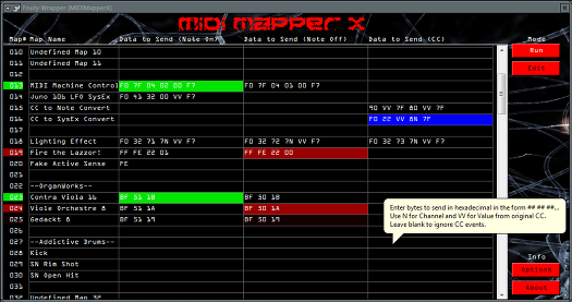 MIDI Mapper X