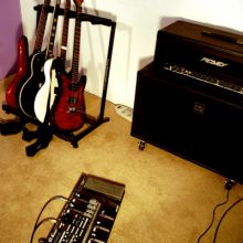 equipo de guitarra