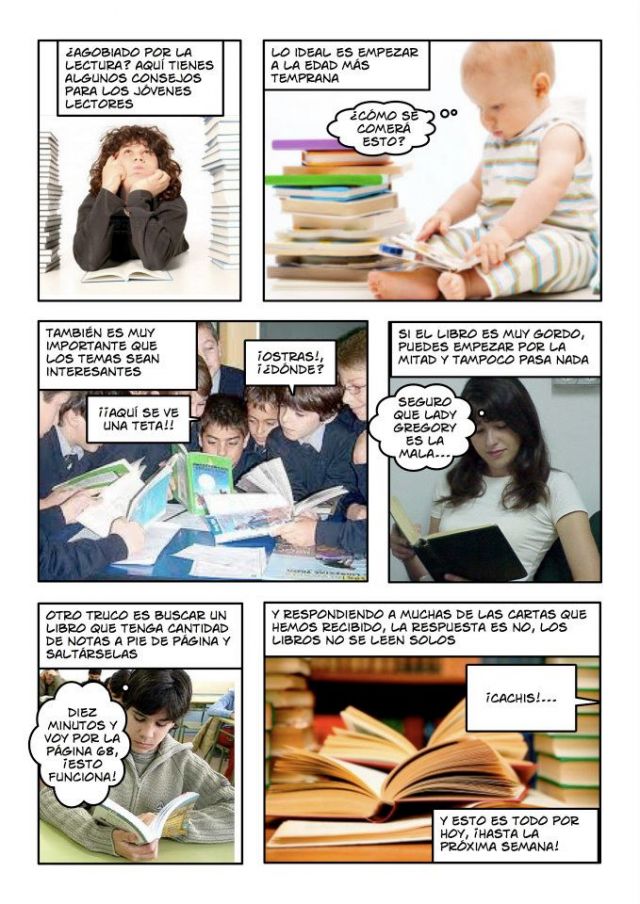 CONSEJOS A LOS JÓVENES LECTORES