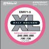 D'Addario ENR71-5 - XL Half Rounds Light 5-String