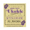 D'Addario J53 Hawaiian Ukulele Black Nylon