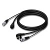 Adam Hall Cables Serie ProCab CAB 400 - Cable de Schuko/XLR hembra a euro/XLR macho 15 m