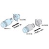 Neutrik NAC 3 FCB - Conector aéreo PowerCon gris
