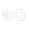 Neutrik NL 2 MP - Conector Chasis Speakon 2 Pines