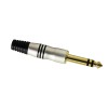 Adam Hall Connectors 7511 - Conector aéreo Jack 6,3 mm estéreo plata