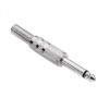 Adam Hall Connectors 7516 - Conector aéreo Jack 6,3 mm mono plata
