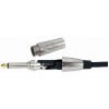 Adam Hall Connectors 7523 - Conector aéreo Jack 6,3 mm mono dorado