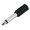 Adam Hall Connectors 7542 - Adaptador de Minijack 3,5 mm hembra mono a Jack 6,3 mm macho mono
