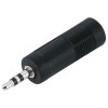 Adam Hall Connectors 7544 - Adaptador de Jack 6,3 mm hembra estéreo a Minijack 3,5 mm macho estéreo