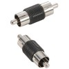 Adam Hall Connectors 7553 - Adaptador de RCA hembra a RCA macho